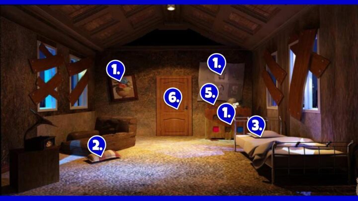 Soluzione del puzzle per la stanza numero 6 del videogame Room Escape: 50 rooms I