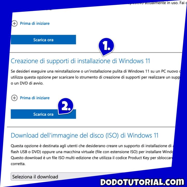 Scaricare Windows 11 da sito ufficiale