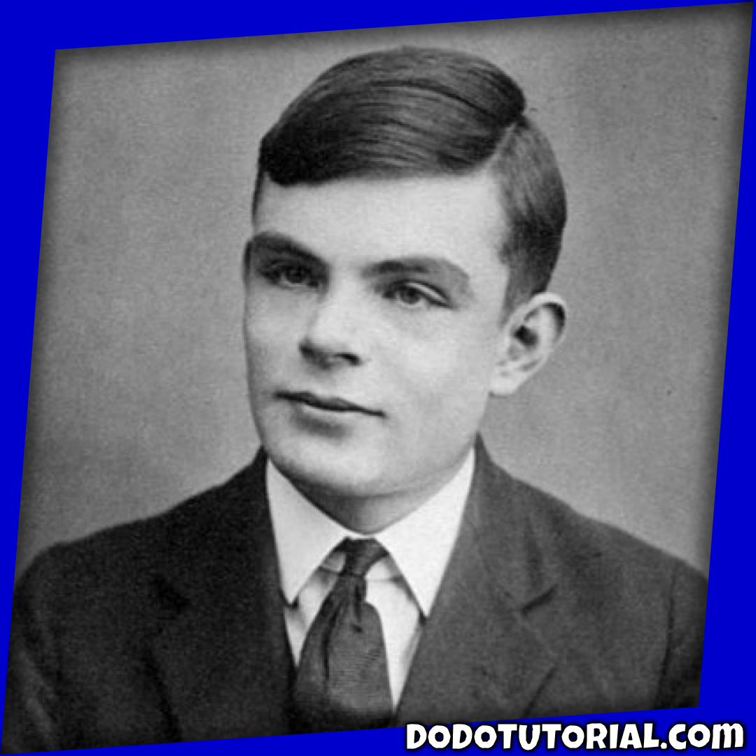 Ritratto fotografico di Alan Turing